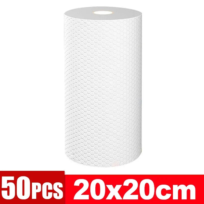 Kitchen Disposable Rags Non-Woven Reusable Cleaning Cloths Household Washing Towels Dishcloths Rag Wipes Cloth Cleaner Tools