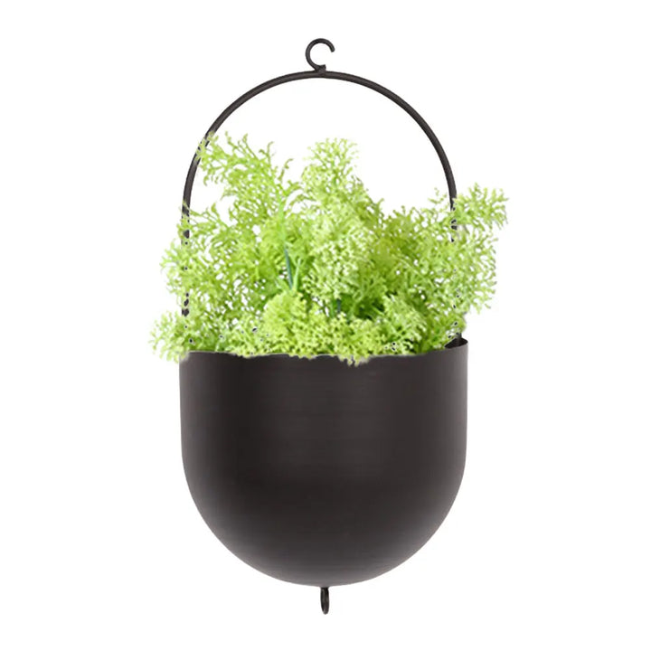 Hanging Planter Pots Minimalist Hanging Flower Pots Metal Hanging Plant Baskets Creative for Succulent Flower Air Plants