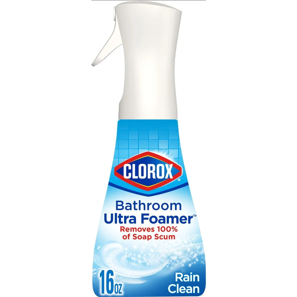 Bathroom Foamer Cleaner Spray 16oz Eco-Friendly Reusable Trigger Hard Surface Cleaner Indoor Rain Clean Scent Concentrated