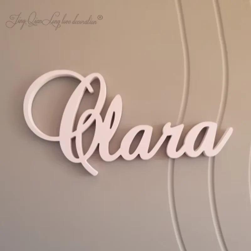Custom Wooden Name Sign for Nursery Decor, Baby Shower Gift, Cursive font, Will You Be My Flower Girl
