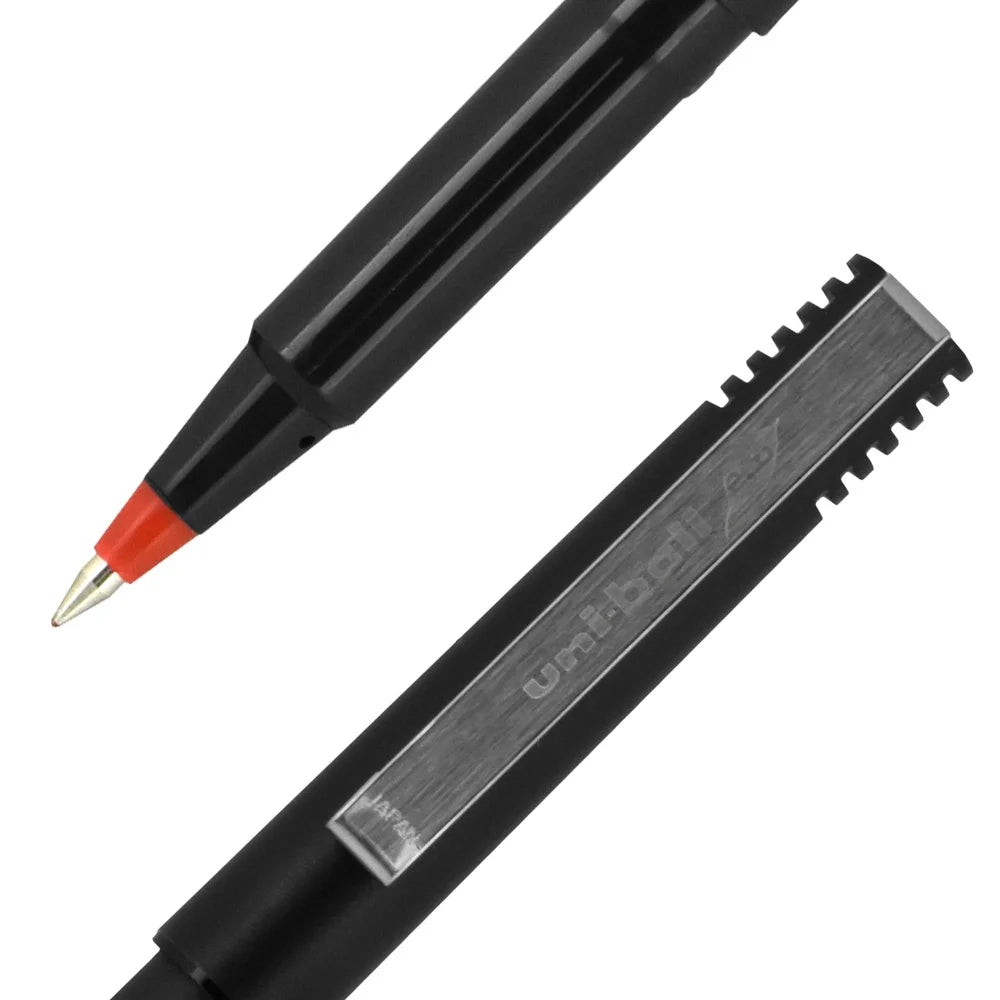 Micro Point Rollerball Pens 0.5mm Red Ink 12ct Smooth Writing Eco-Friendly Water Fade Fraud Protection Office School Journal
