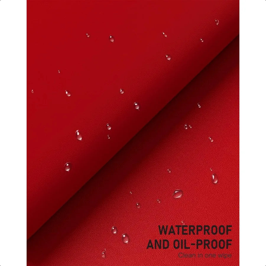 Desk Pad 23.6" x 13.8" PU Leather NonSlip Desk Mat Large Mouse Pad for Desktop Waterproof Laptop Computer Writing Mat for Offic