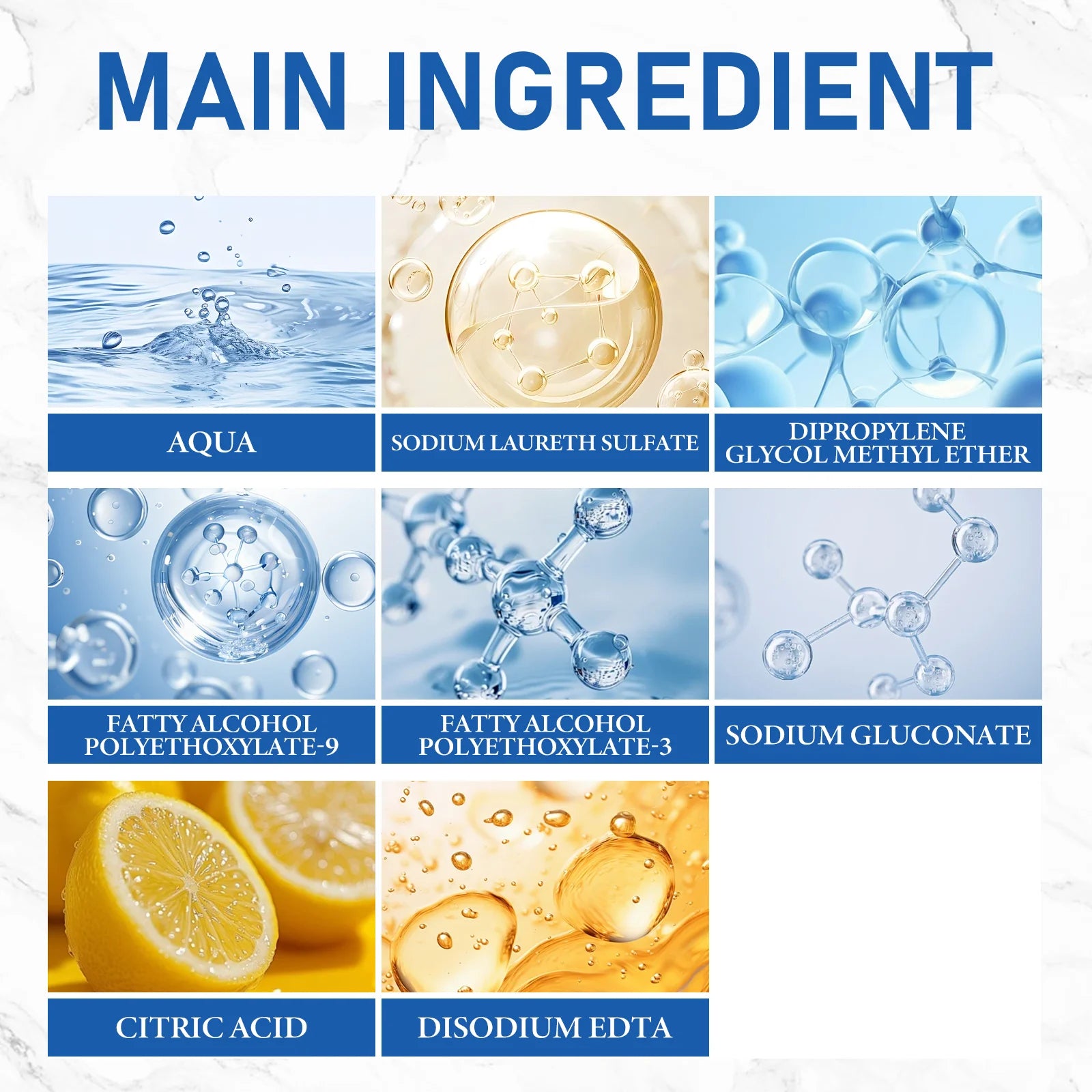 JueFish Kitchen Oil Stain Foam Cleaner Kitchen Stove Range Hood Oil Stain And Dirt Removal Cleaner 2pcs