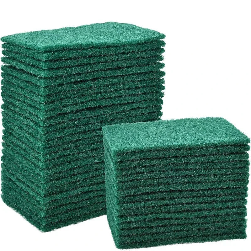 10/20/30PCS Scrub Pads Household Kitchen Oil Removal Dishwashing Pot Pads Scratch Free Multipurpose Reusable Cleaning Dishrag