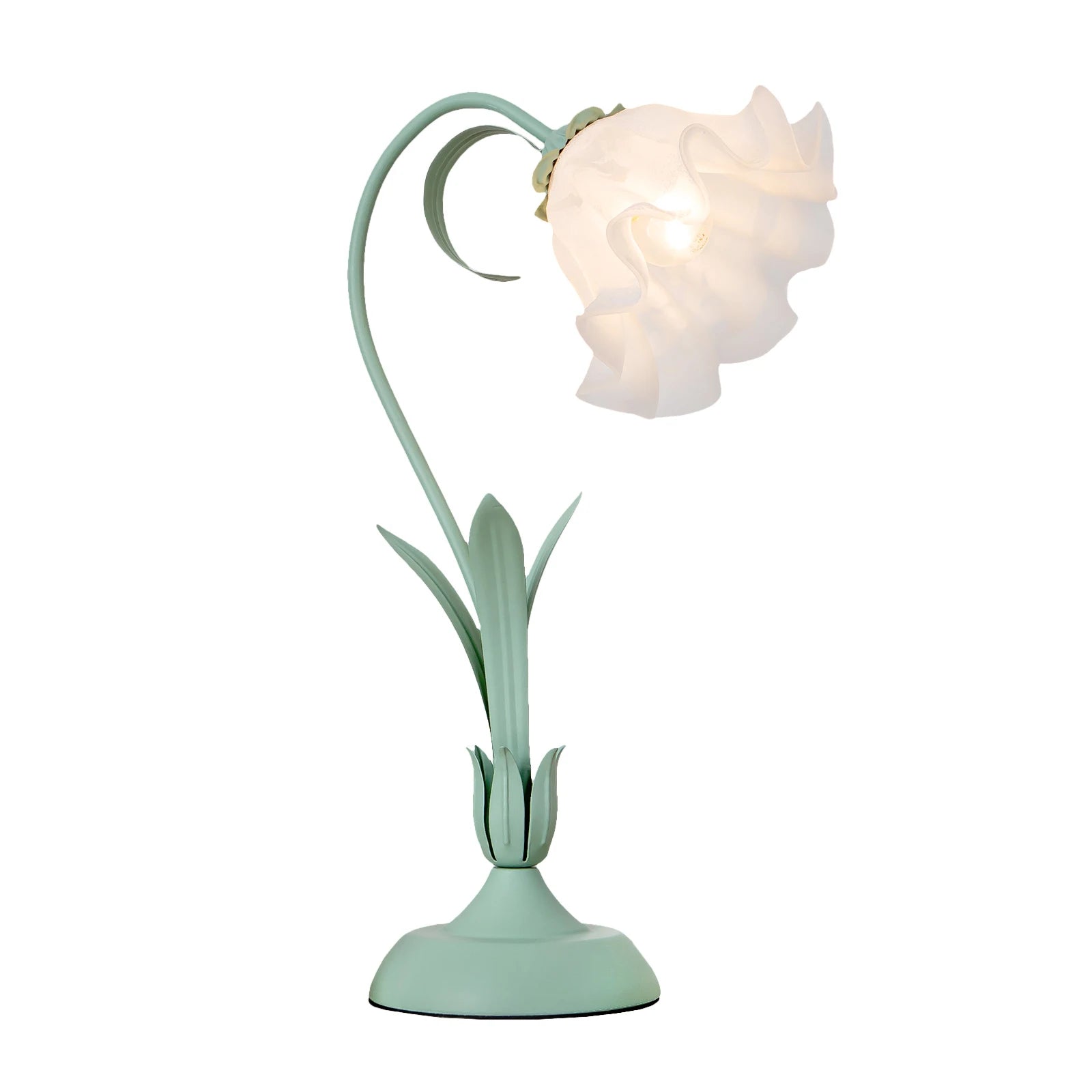 Romantic Flower Desk Lamp Table Desk Reading Light Retro Atmosphere Sense Bedside Table Lights for Home Bedroom