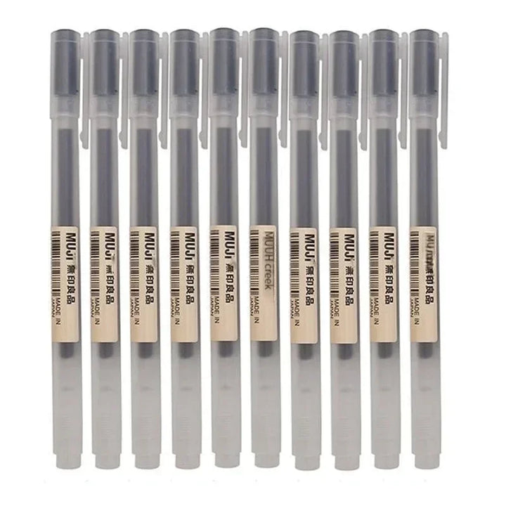 6/8Pcs/Set Gel Pen Black/Red/Blue 0.38/0.5mm Ink Japan Color Pen Office School Ballpoint Pen Japanese Kawaii Stationery