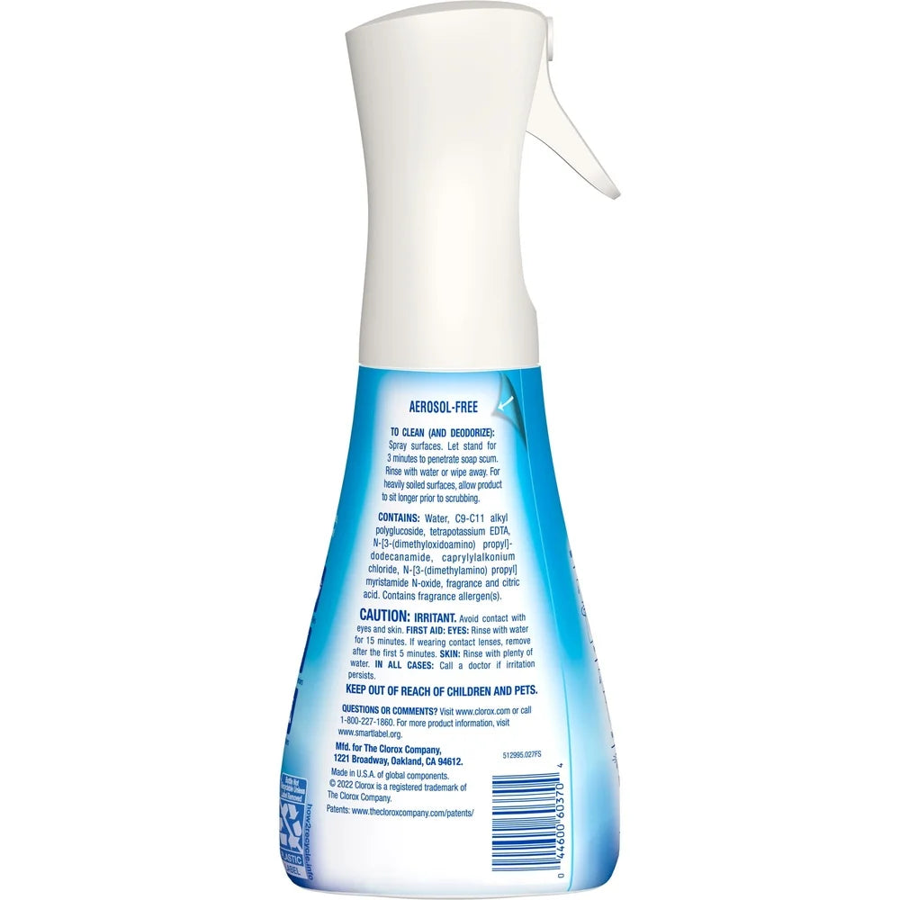 Bathroom Foamer Cleaner Spray 16oz Eco-Friendly Reusable Trigger Hard Surface Cleaner Indoor Rain Clean Scent Concentrated