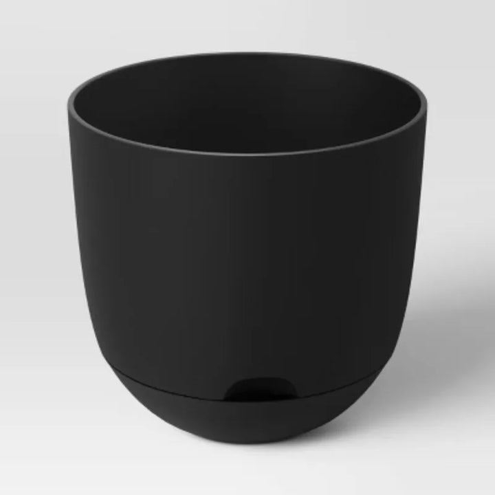Self-Watering Plastic Indoor and Outdoor Planter - Round Solid Color Planter Brings Practical Style to Your Patio or Garden