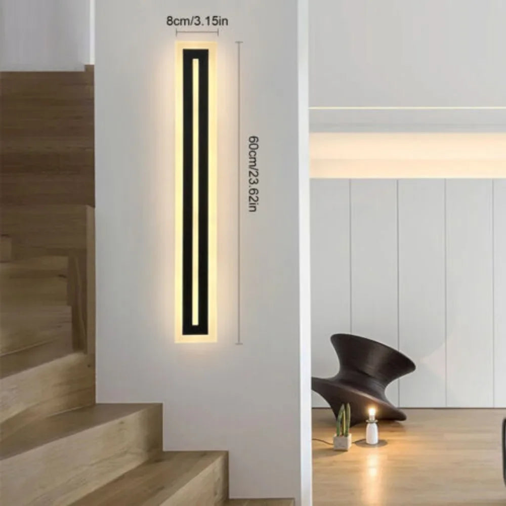 Bymaocar 16w Rectangular LED Modern Wall Lights 3000k Sconce Waterproof Exterior Lamp Warm Comfortable Indoor/outdoor Wide Use