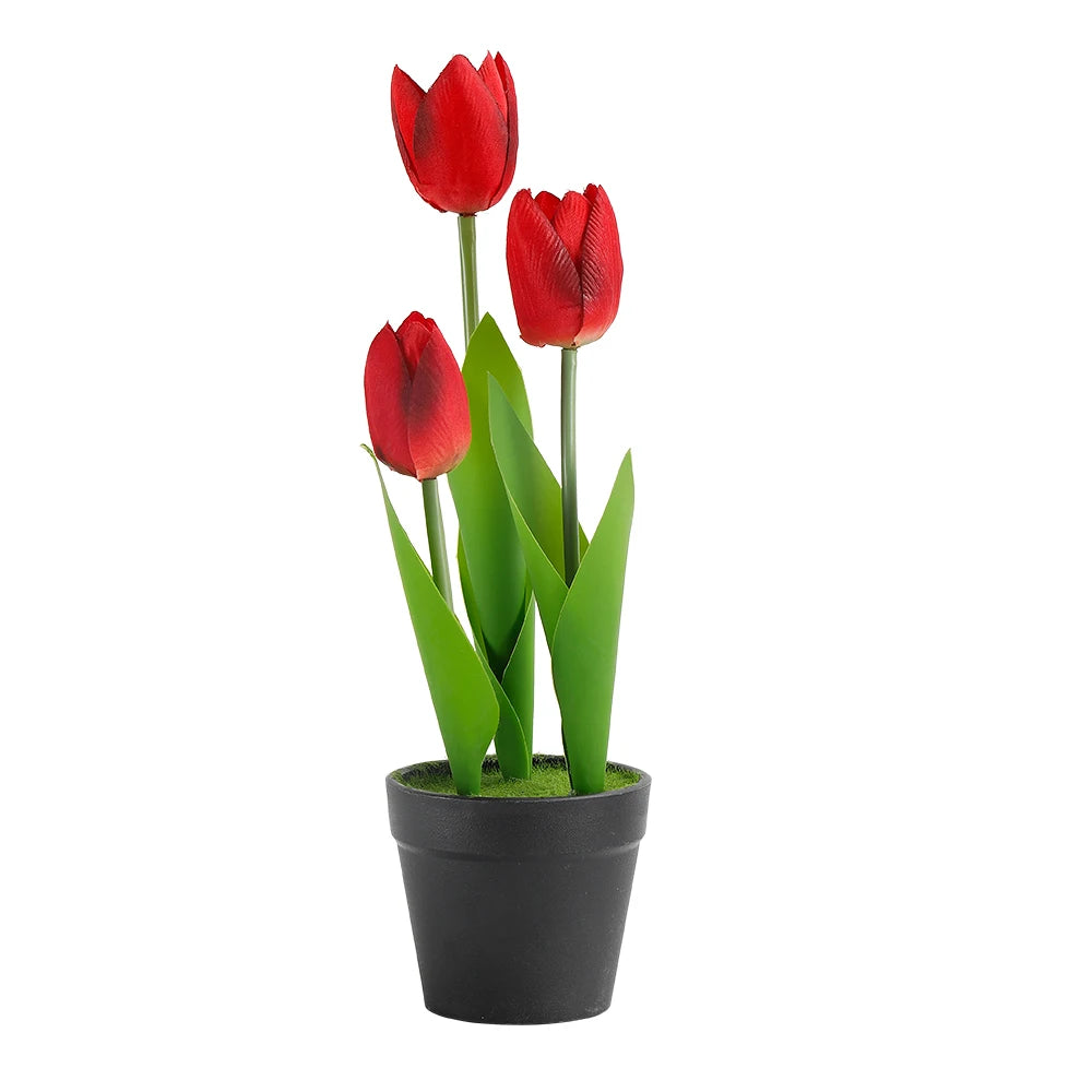 Mini Artificial Potted Flowers Bonsai - Lifelike Table Decor for Home & Garden, Fake Plant Ornaments