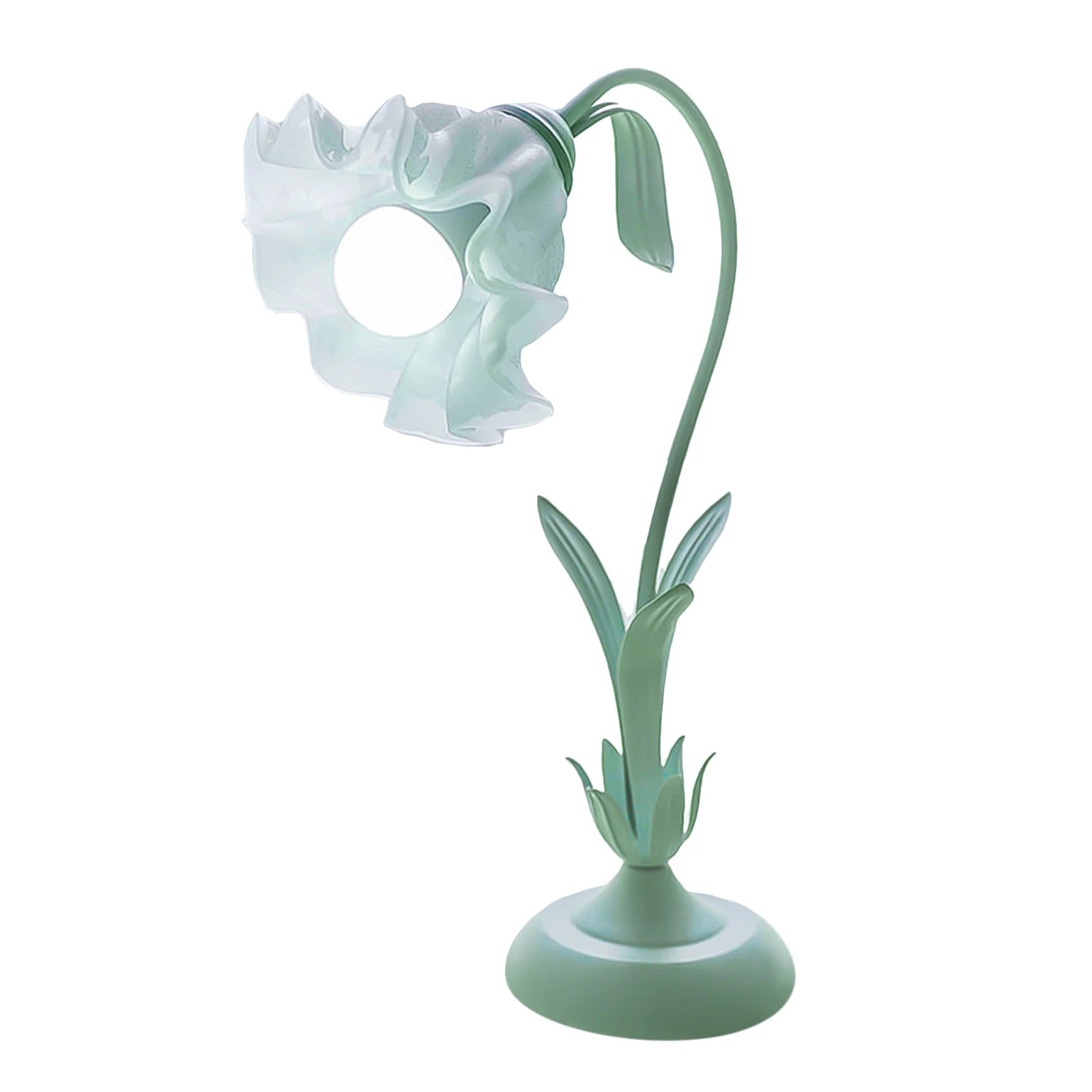Romantic Flower Desk Lamp Table Desk Reading Light Retro Atmosphere Sense Bedside Table Lights for Home Bedroom