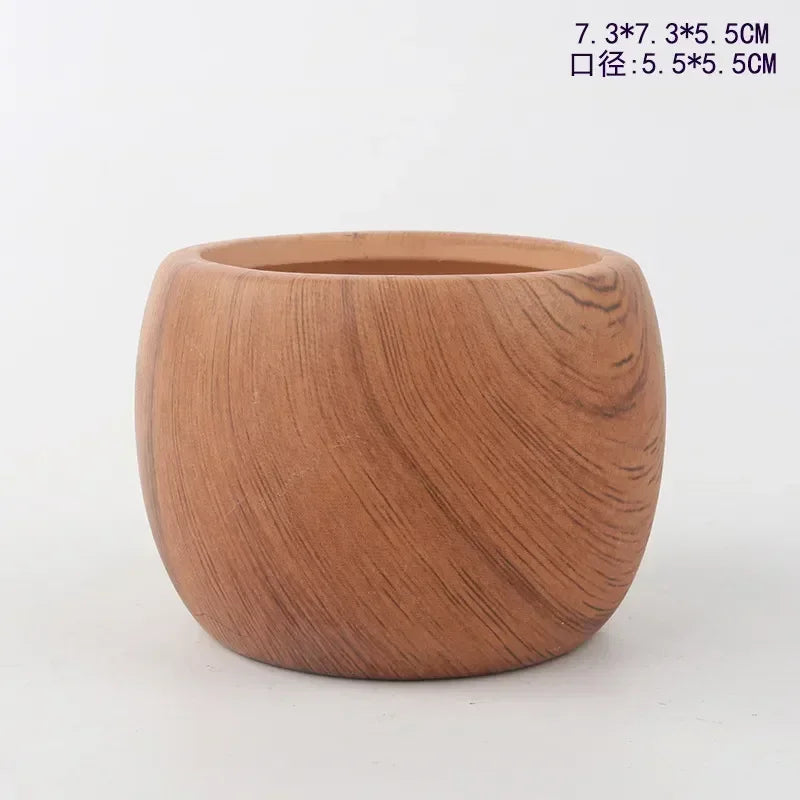 Transfer Water Art Gardening Ceramic Nordic Flower 2pcs Pots Decorations Office Supplies Vase Creative Succulent Gardening Home