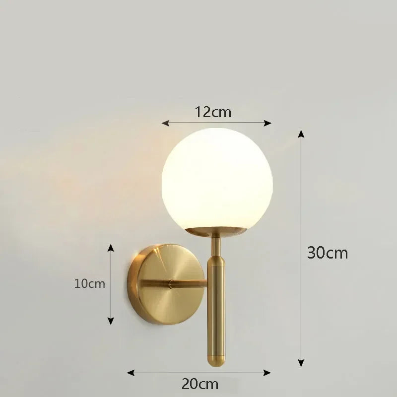 Nordic Led Wall Lamp Postmodern Simple Wall Light Creative Staircase Bedroom Bedside Wall Light  Decor Toilet light Desk lamp