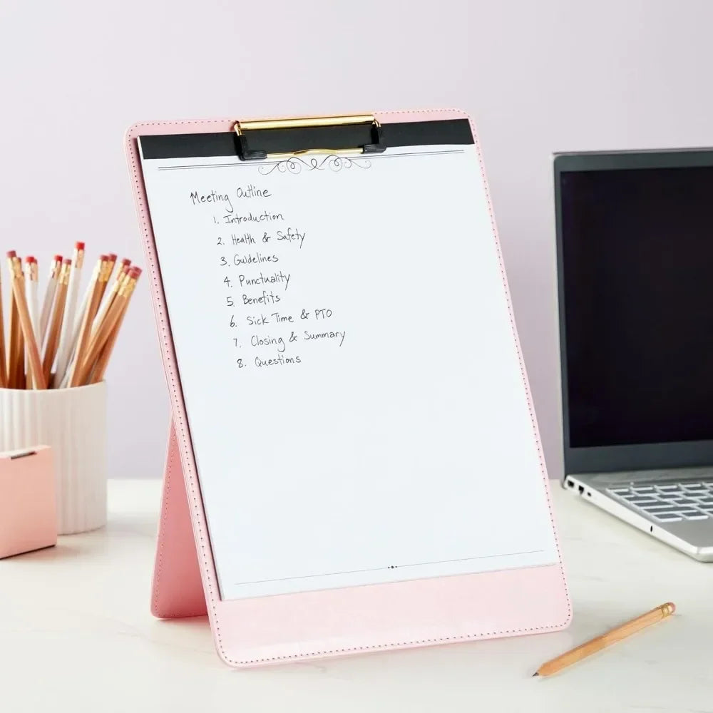 Foldable stand and folder for office, letters, legal documents (9 x 13 inches)