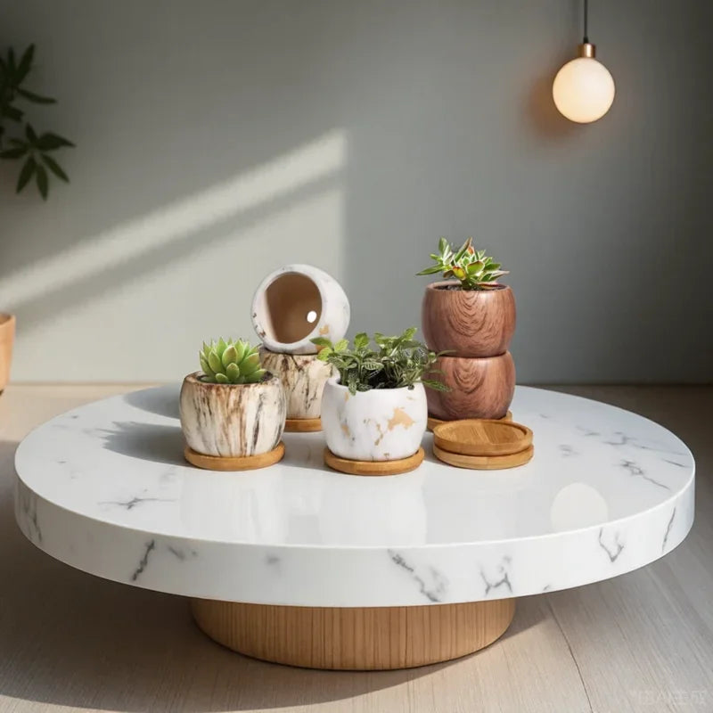 Transfer Water Art Gardening Ceramic Nordic Flower 2pcs Pots Decorations Office Supplies Vase Creative Succulent Gardening Home