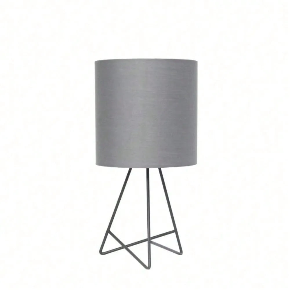 Table Lamp with Fabric Shade for Bedroom, Bedside for Nightstands, Table Lamp for Living Room,Suitable for Small Space