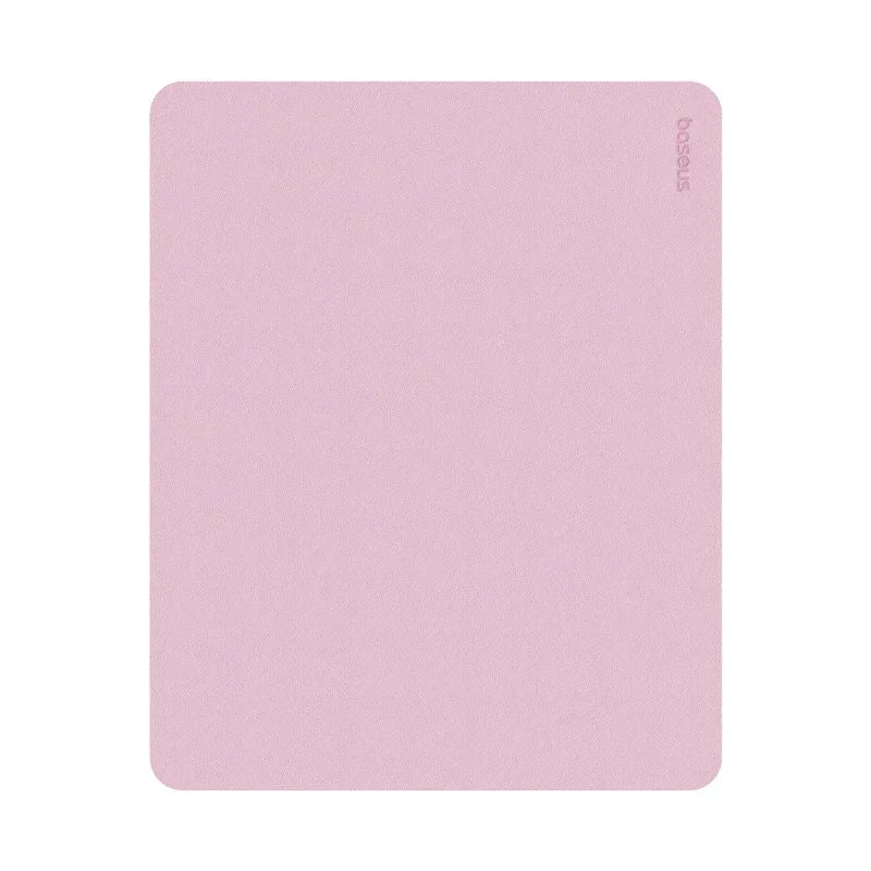 Simple Color PU Leather Mouse Mat Anti-slip Waterproof 26*21cm Mouse Pad School Supplies Office Accessories Desk Set