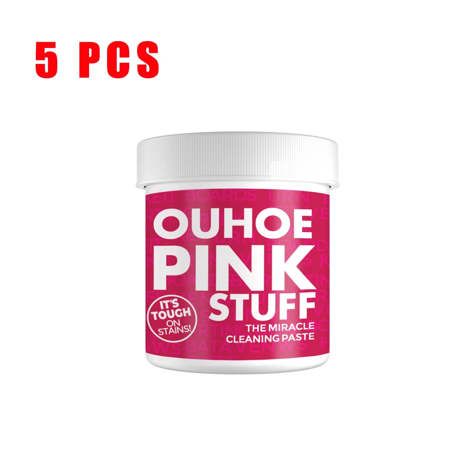 5pcs Household Cleaner Cream Multifunction Kitchen Heavy Oil Dust Stain Removal Powder Cookware Grease Cleaning Degreaser
