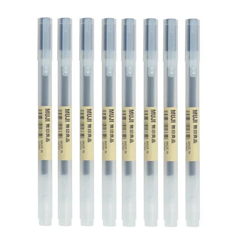 6/8Pcs/Set Gel Pen Black/Red/Blue 0.38/0.5mm Ink Japan Color Pen Office School Ballpoint Pen Japanese Kawaii Stationery