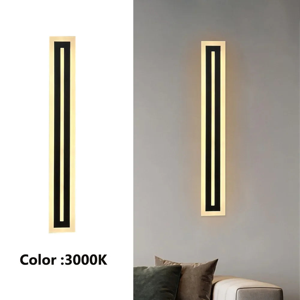 Bymaocar 16w Rectangular LED Modern Wall Lights 3000k Sconce Waterproof Exterior Lamp Warm Comfortable Indoor/outdoor Wide Use