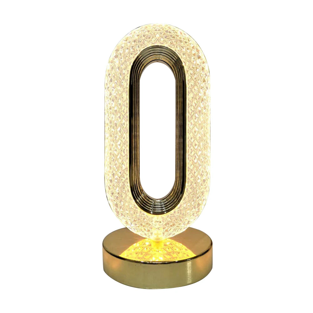 Touch Control Reading Desk Lights USB Charging Acrylic Atmosphere Lamp Dimmable Installation-Free for Home Furnishing Decoration