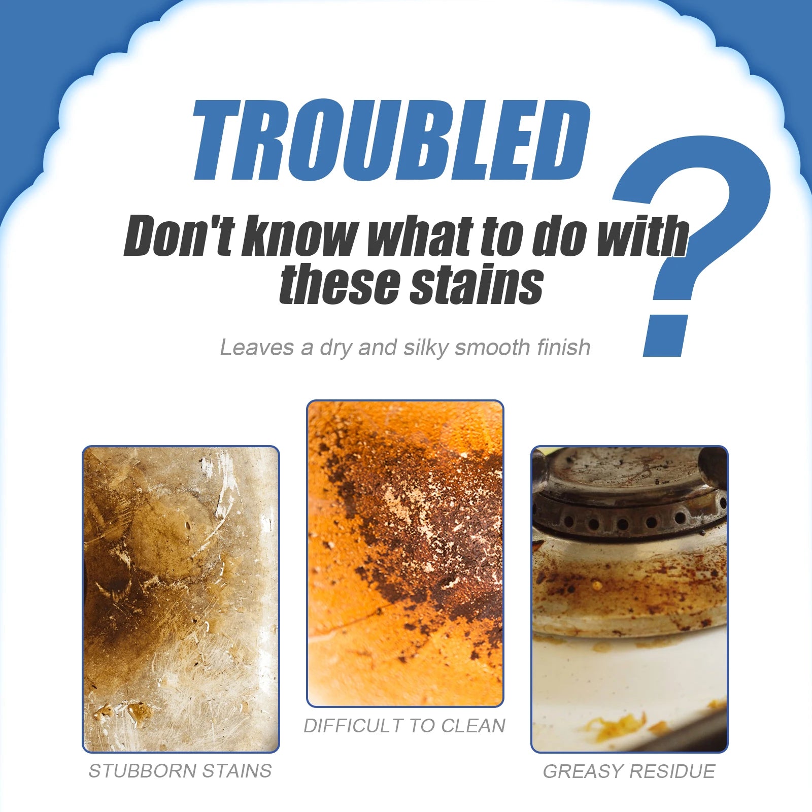 JueFish Kitchen Oil Stain Foam Cleaner Kitchen Stove Range Hood Oil Stain And Dirt Removal Cleaner 2pcs