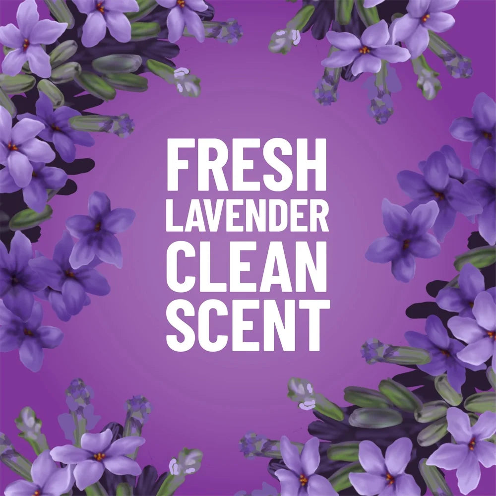 Multi-Surface Floor Cleaner Lavender Scent 60oz 5X Cleaning Action Deodorizes Cuts Grease Removes Grime Tackles Dirt Allergen
