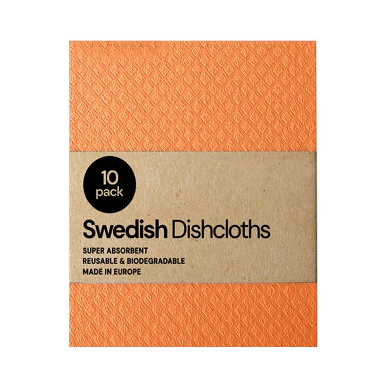 10PCS Reusable Swedish Eco-Friendly Dishcloths Kitchen Cleaning Towels Cloths Kitchen Towels Household Cleaning Products