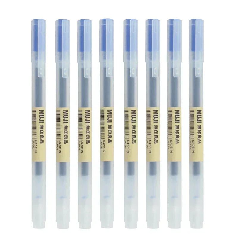 6/8Pcs/Set Gel Pen Black/Red/Blue 0.38/0.5mm Ink Japan Color Pen Office School Ballpoint Pen Japanese Kawaii Stationery