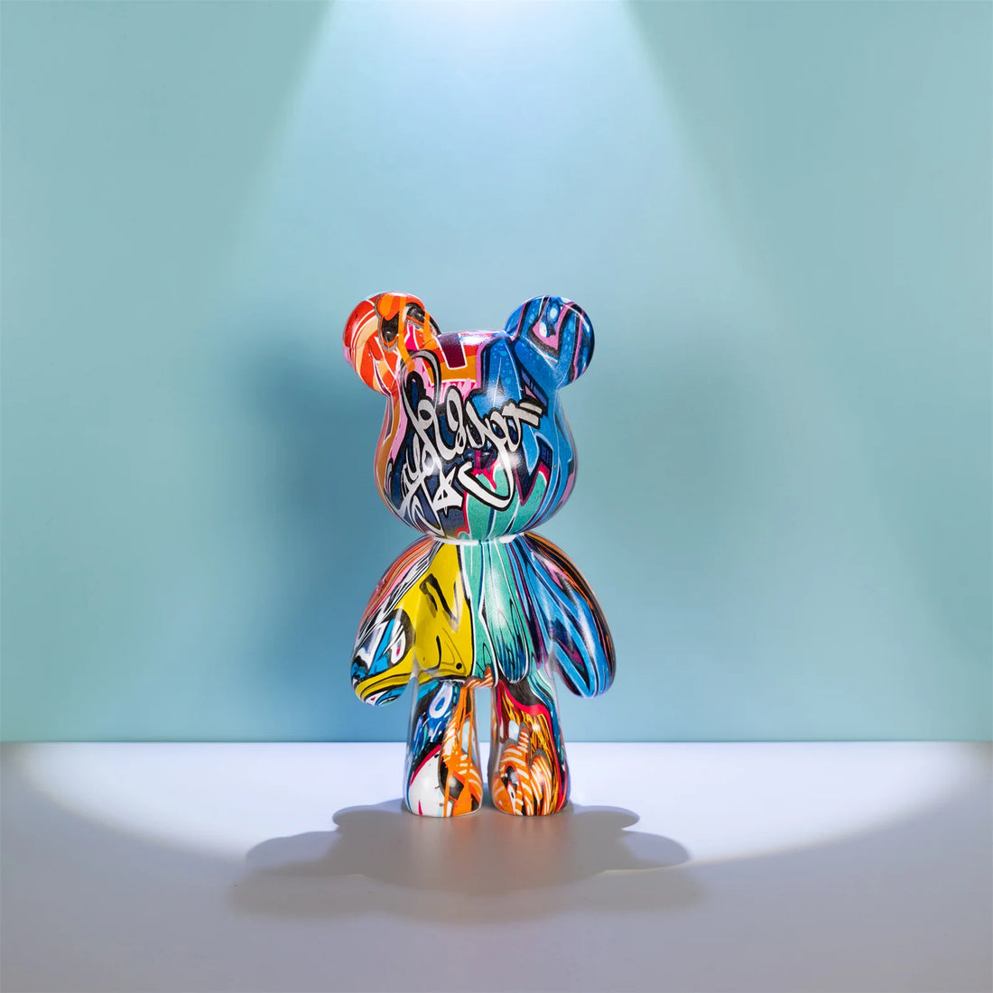 Resin Bear Statue Decor for Home, Art Figurine Animal Sculpture Ornament for Indoor，Room，Desktop