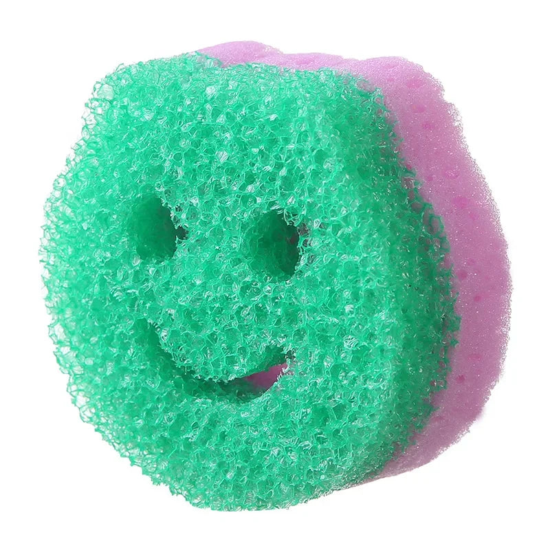 4PCS Dishwashing Sponge Cloth Magic Sponge Cleaning Brush  Anti Fouling Double-sided Sponge Sponge Tools Kitchen Accessories
