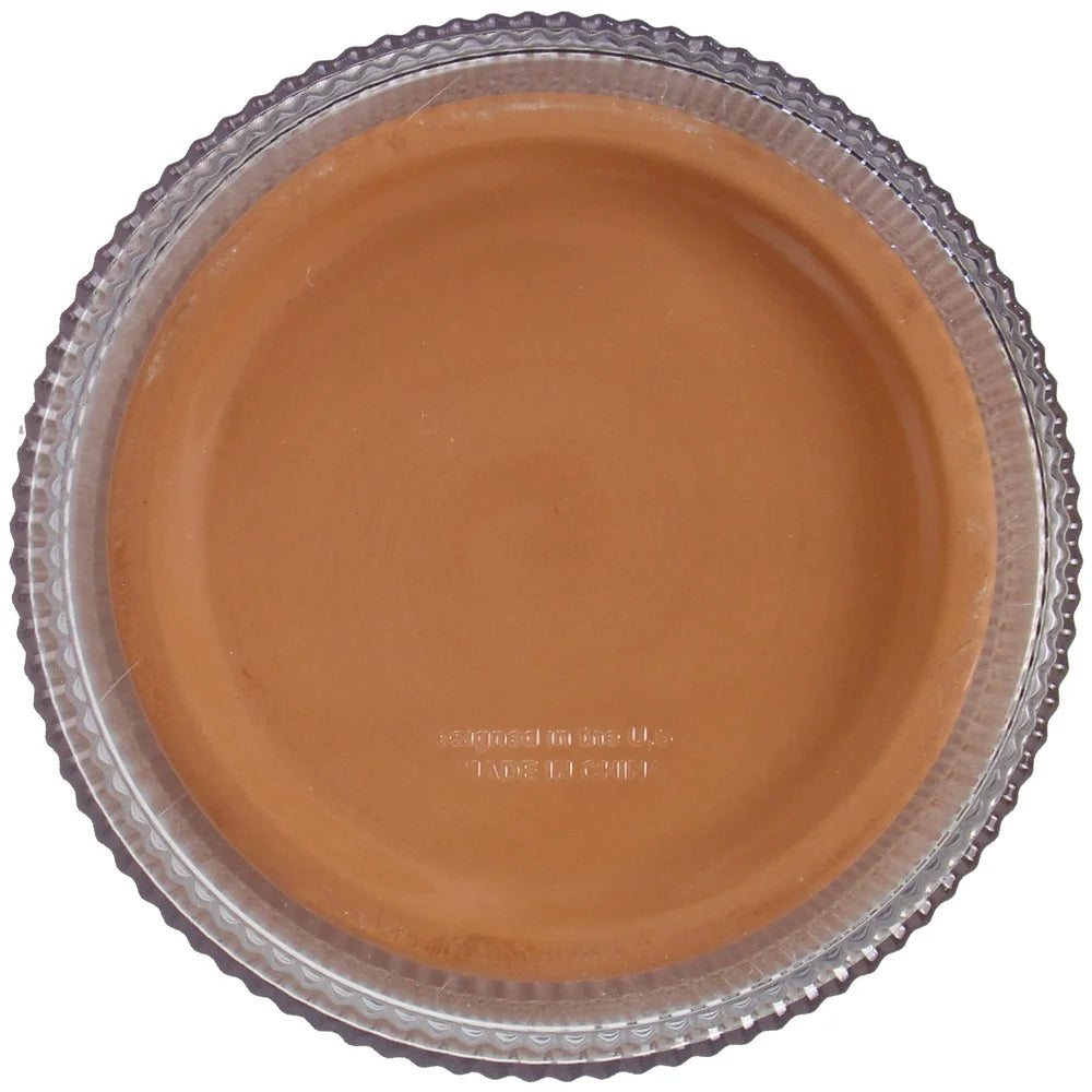 8in Self Watering Planter Terracotta Indoor Outdoor Planter Hydroponic Cylinder Pot Two-Piece Design