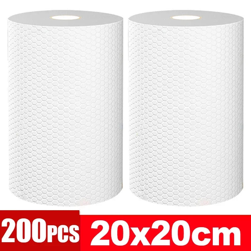 Kitchen Disposable Rags Non-Woven Reusable Cleaning Cloths Household Washing Towels Dishcloths Rag Wipes Cloth Cleaner Tools