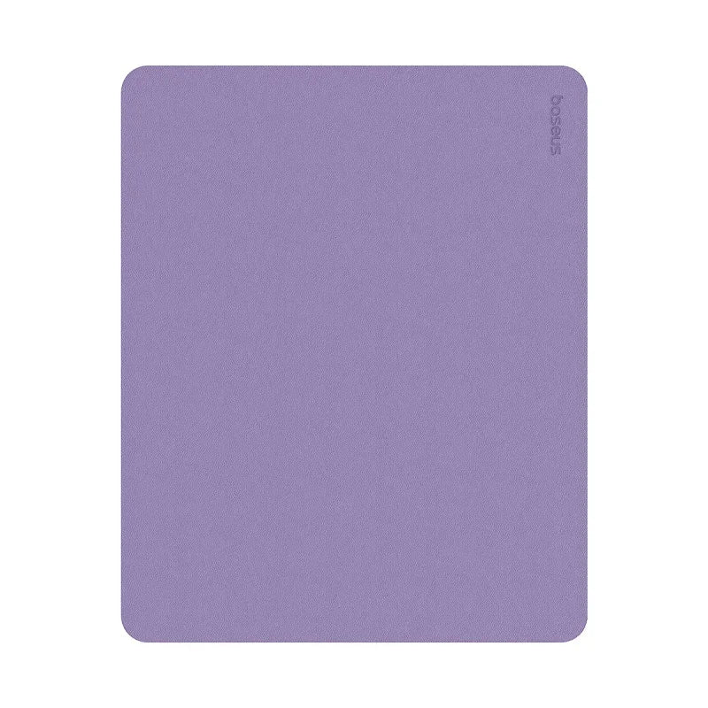 Simple Color PU Leather Mouse Mat Anti-slip Waterproof 26*21cm Mouse Pad School Supplies Office Accessories Desk Set