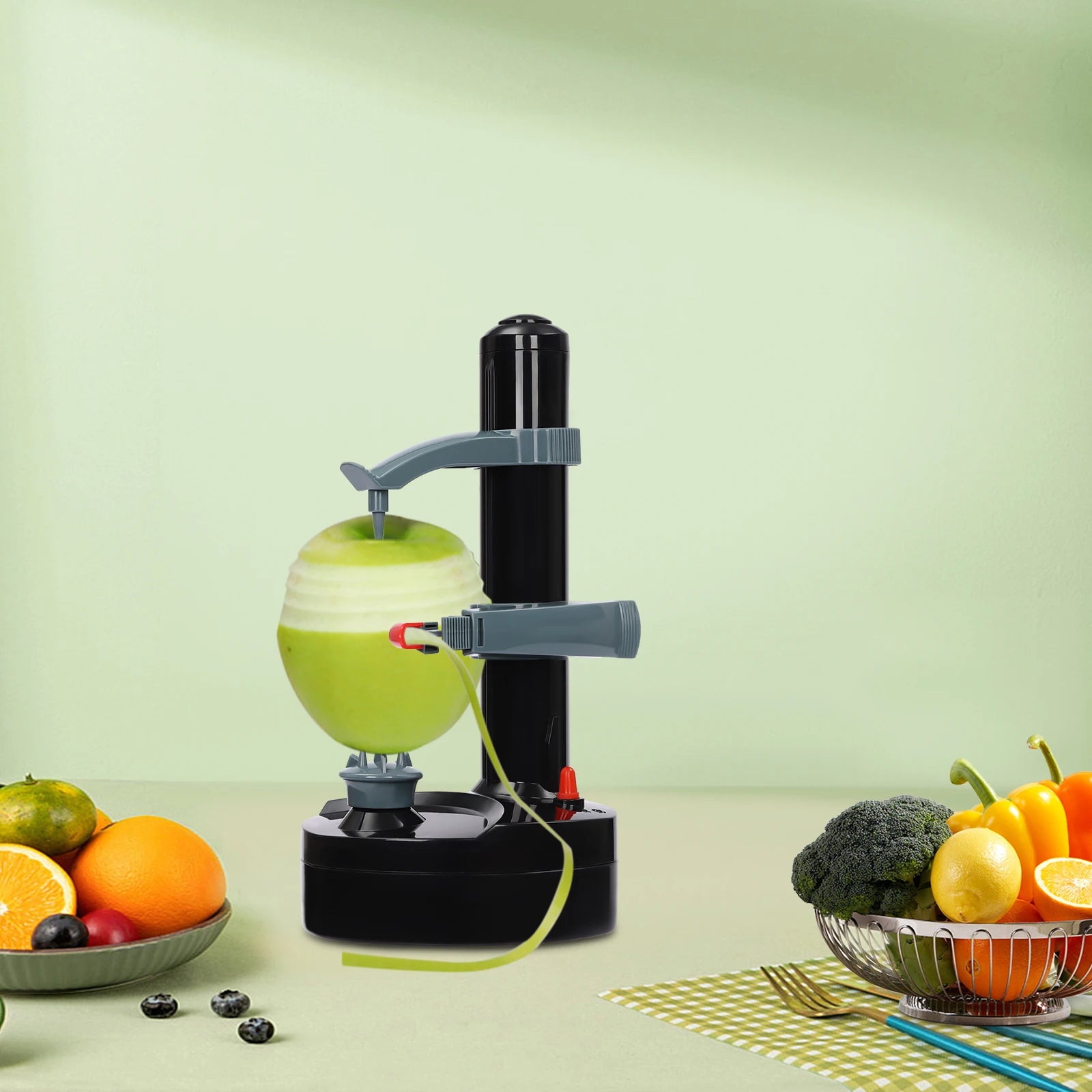 Potato Peelers Stainless Steel Electric Potato Peeler Automatic Fruit Peeler Machine Apple Peeler Vegetable Peeler for Kitchen