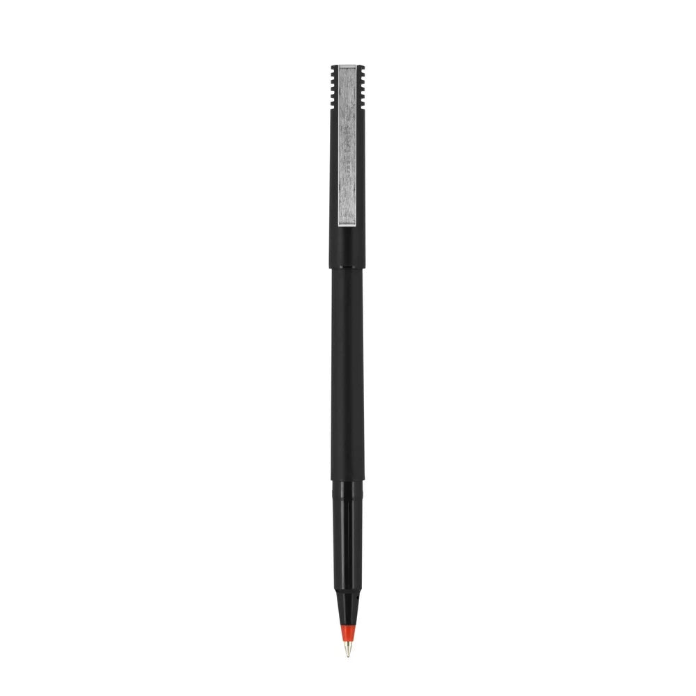 Micro Point Rollerball Pens 0.5mm Red Ink 12ct Smooth Writing Eco-Friendly Water Fade Fraud Protection Office School Journal