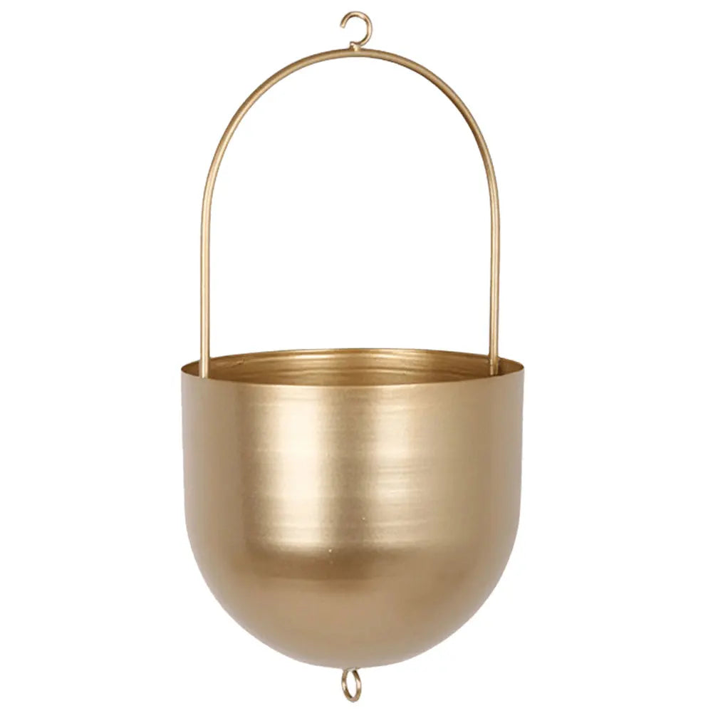 Hanging Planter Pots Minimalist Hanging Flower Pots Metal Hanging Plant Baskets Creative for Succulent Flower Air Plants