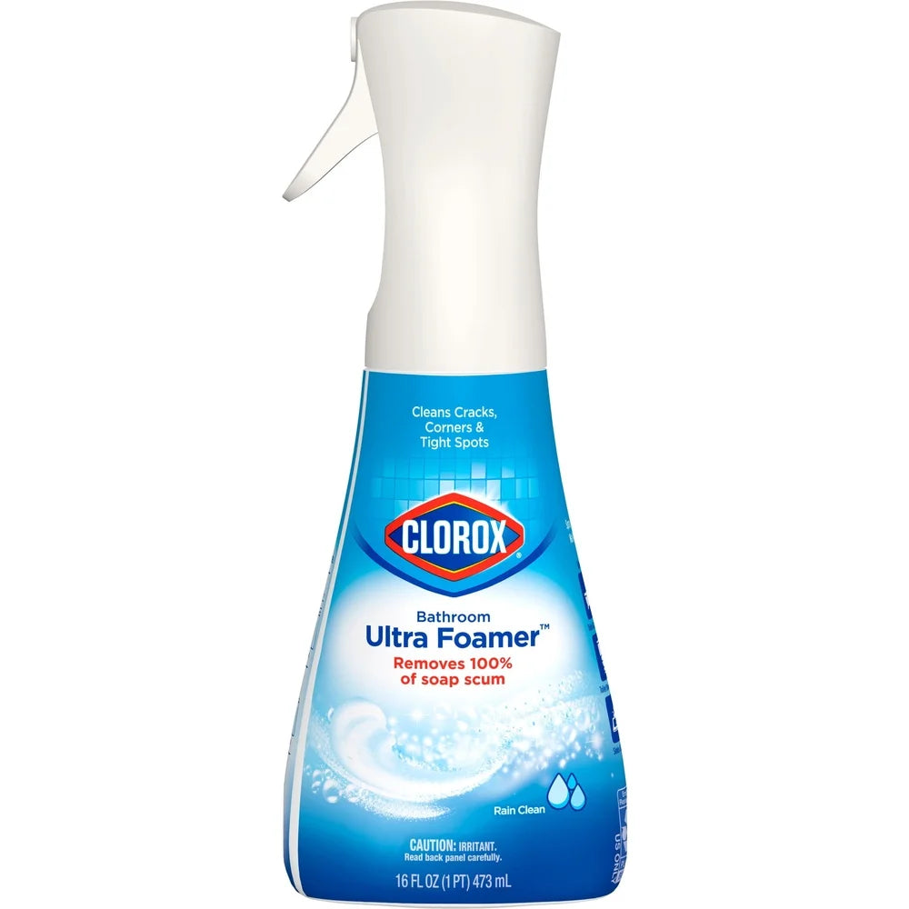 Bathroom Foamer Cleaner Spray 16oz Eco-Friendly Reusable Trigger Hard Surface Cleaner Indoor Rain Clean Scent Concentrated