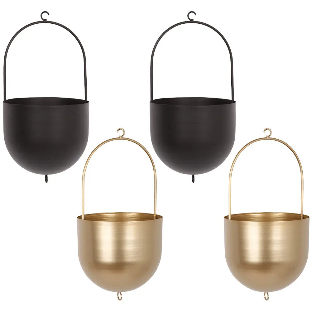 Hanging Planter Pots Minimalist Hanging Flower Pots Metal Hanging Plant Baskets Creative for Succulent Flower Air Plants